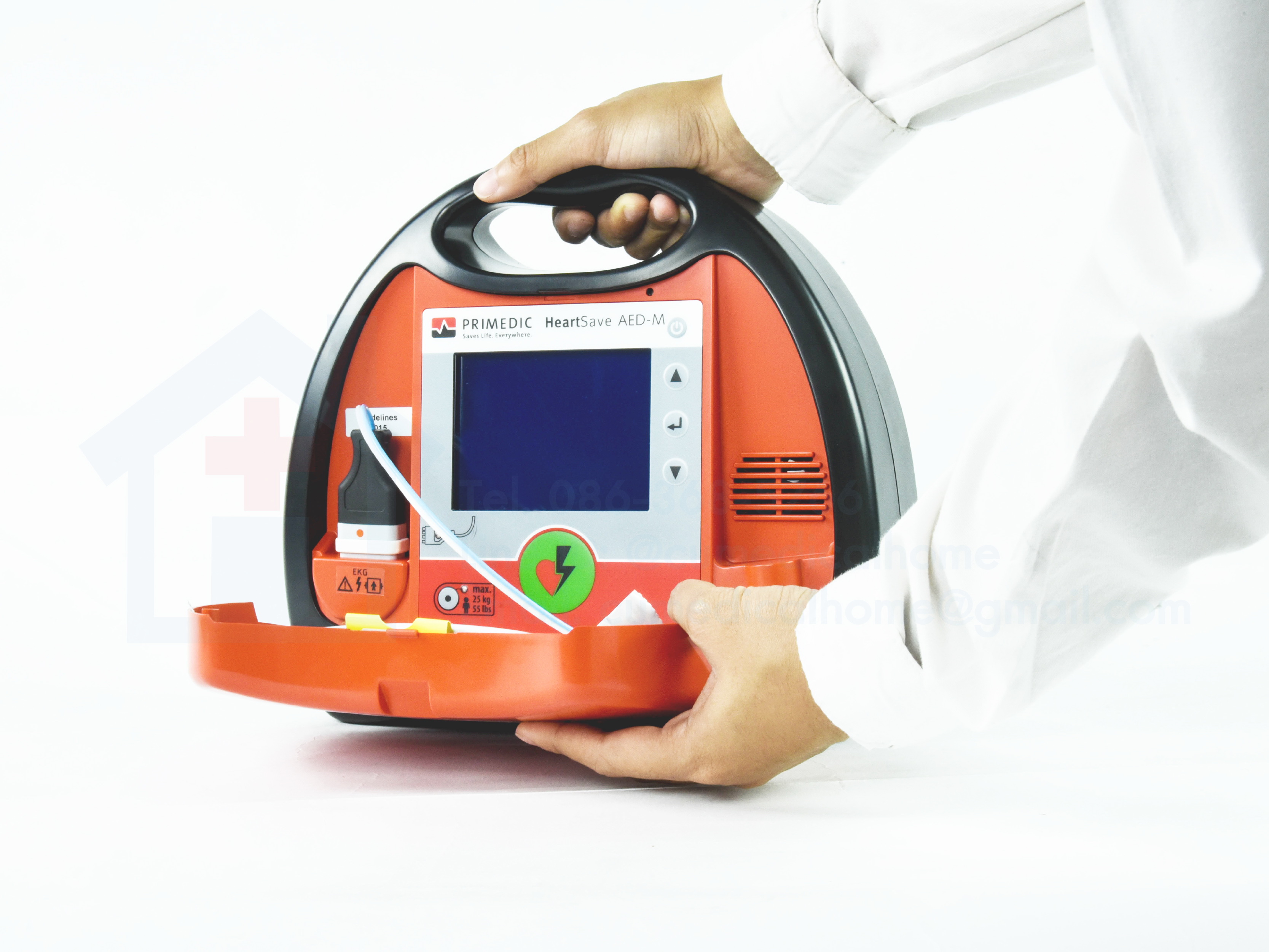 เครื่องกระตุกหัวใจไฟฟ้า ชนิดอัตโนมัติ (Automated External Defibrillator, AED)
