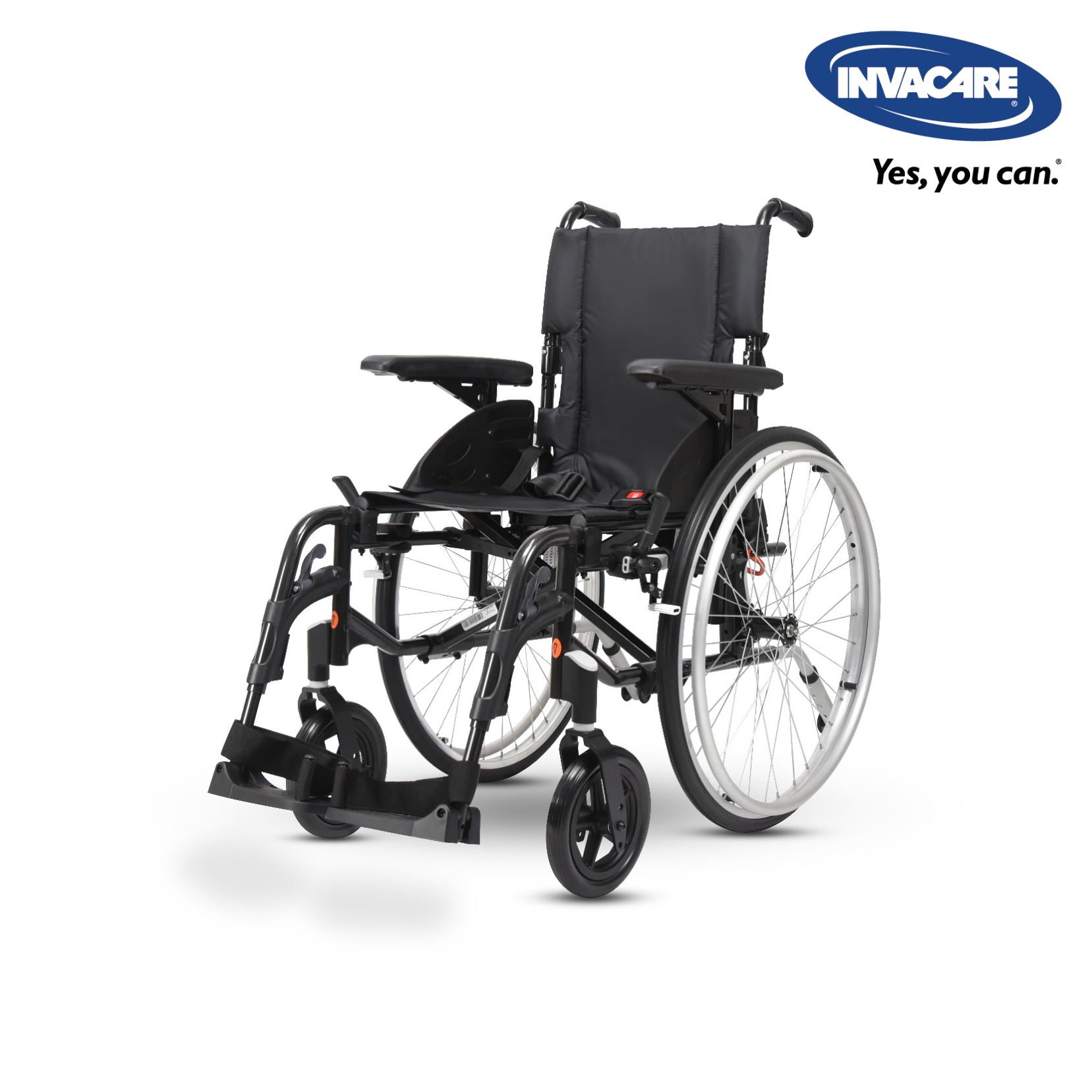 รถเข็นผู้สูงอายุ แบบแมนนวล พับได้ ยี่ห้อ Invacare รุ่น Action 2NG ล้อใหญ่ (Manual Wheelchair) รับประกัน 2 ปี