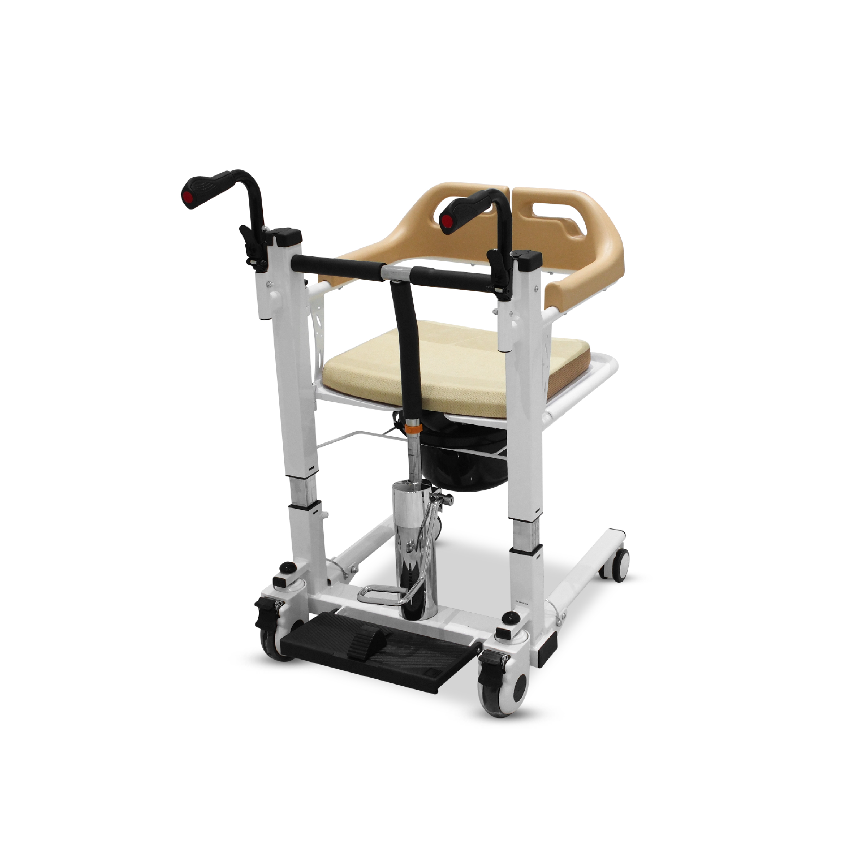 รถเข็นเคลื่อนย้ายผู้ป่วย Hydraulic Transfer Chair รุ่น YK-TC0006