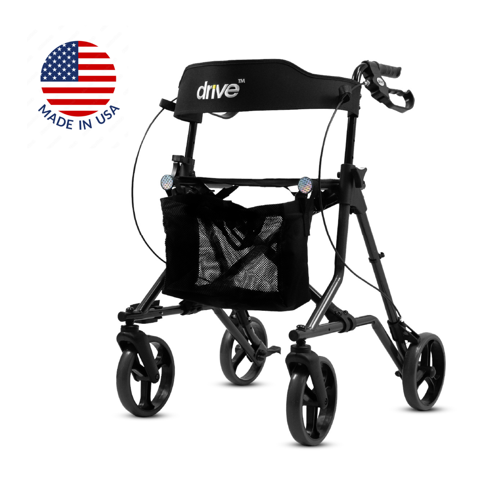 อุปกรณ์ช่วยพยุงเดิน Rollator Torro Acero นำเข้าจากอเมริกา (Made in USA) รับประกัน 2 ปี