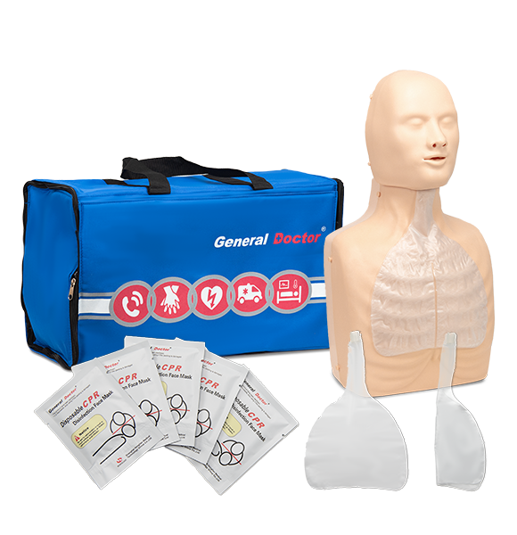 หุ่นจำลองฝึกซ้อมการทำ CPR สำหรับการช่วยชีวิตกู้ฟื้นคืนชีพ (Professional Adult CPR/ First Aid Training Kit)