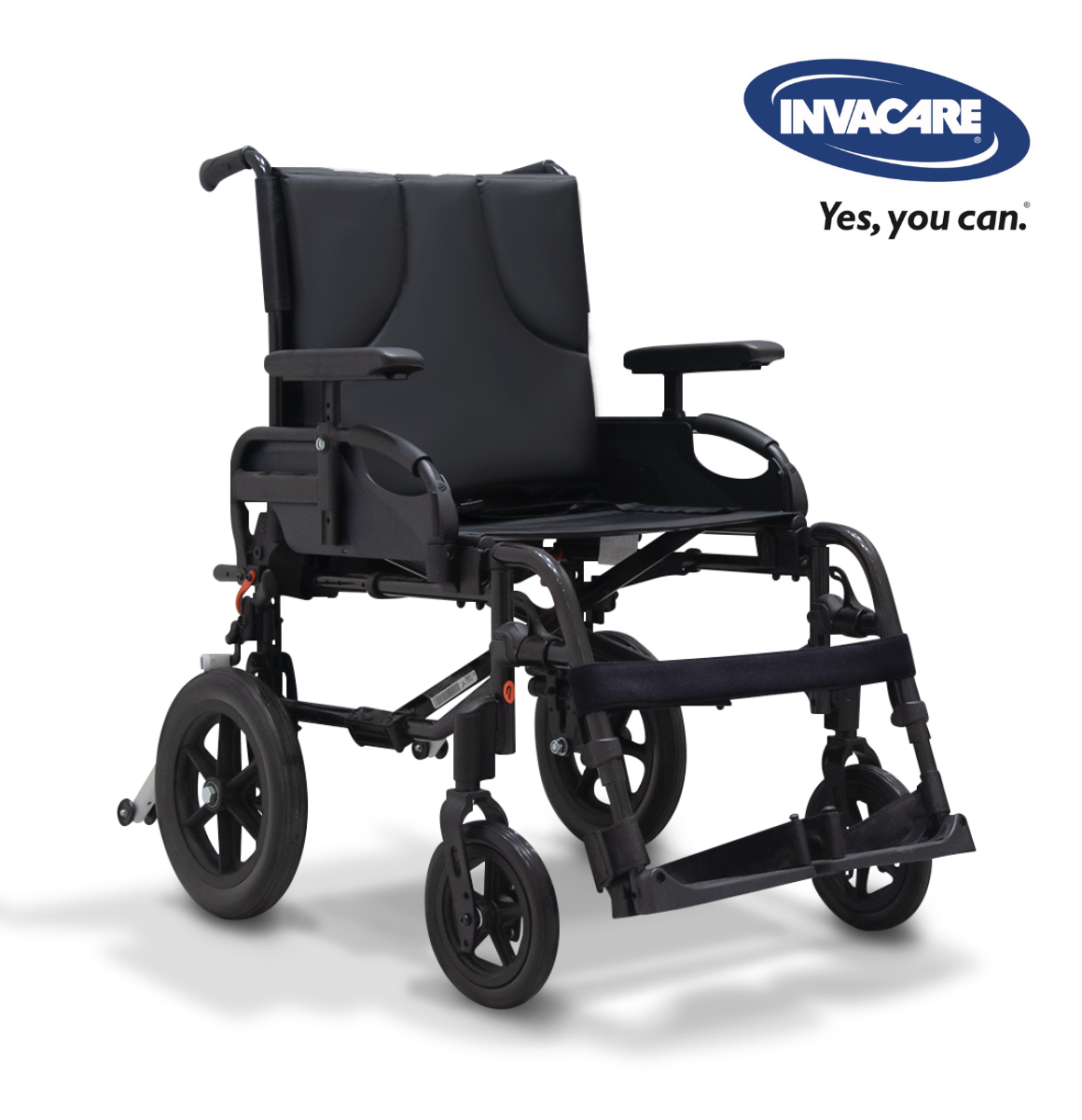 รถเข็นวีลแชร์ รุ่นเบาะกว้างพิเศษ สำหรับคนตัวใหญ่ ยี่ห้อ Invacare รุ่น Action 3NG (Extra Wide)  น้ำหนักเบา 13.5 Kg. สามารถพับเก็บได้ รับประกัน 2 ปี