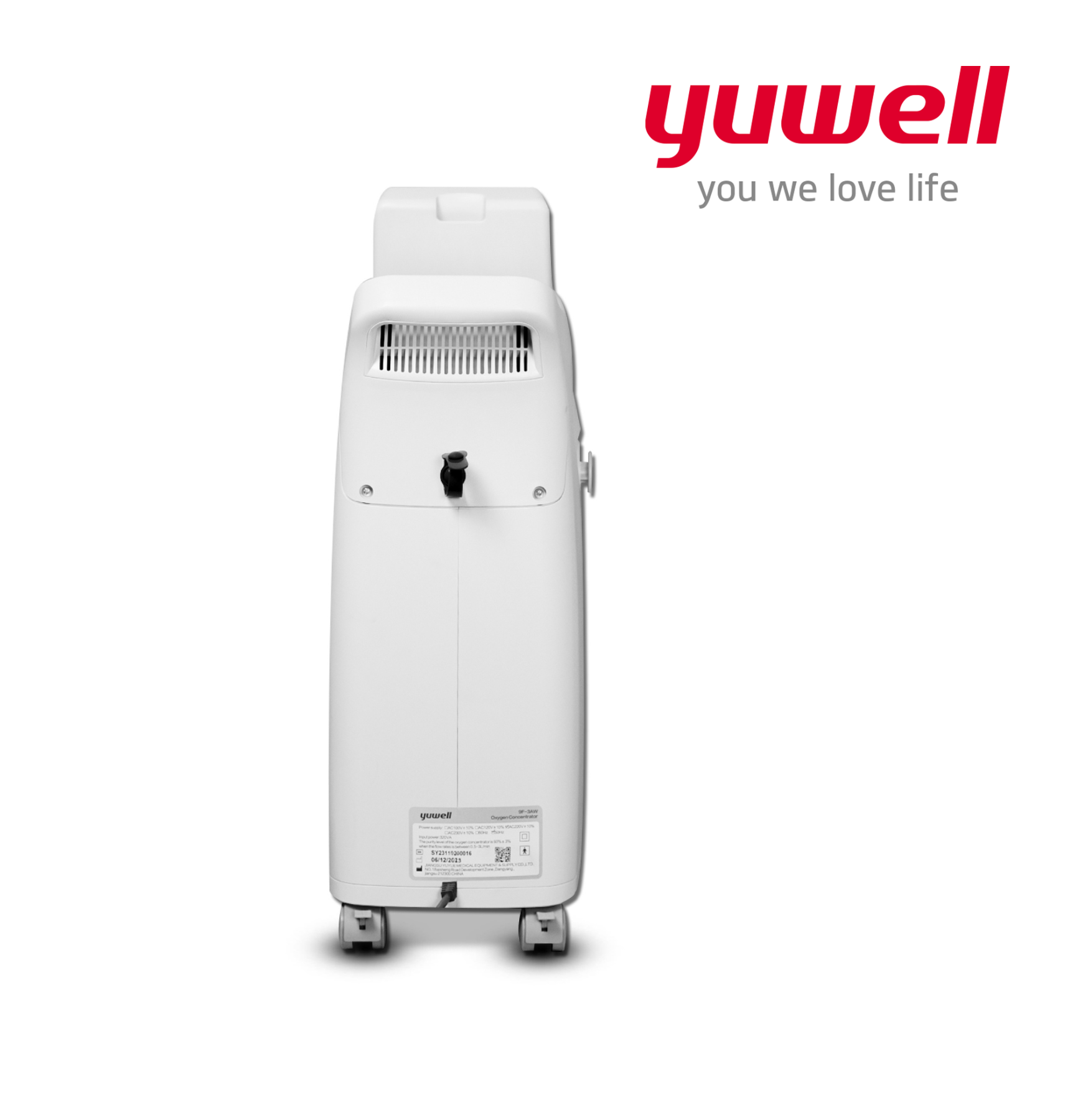 เครื่องผลิตออกซิเจน 3 ลิตร ยี่ห้อ Yuwell 9F-3AW รุ่นเสียงเบา มีฟังก์ชั่นพ่นยา (ระดับเสียง ≤ 46 dB) รับประกัน 3 ปี เครื่องผลิตออกซิเจน 3 ลิตร ยี่ห้อ Yuwell 9F-3AW รุ่นเสียงเบา มีฟังก์ชั่นพ่นยา (ระดับเสียง ≤ 46 dB) รับประกัน 3 ปี