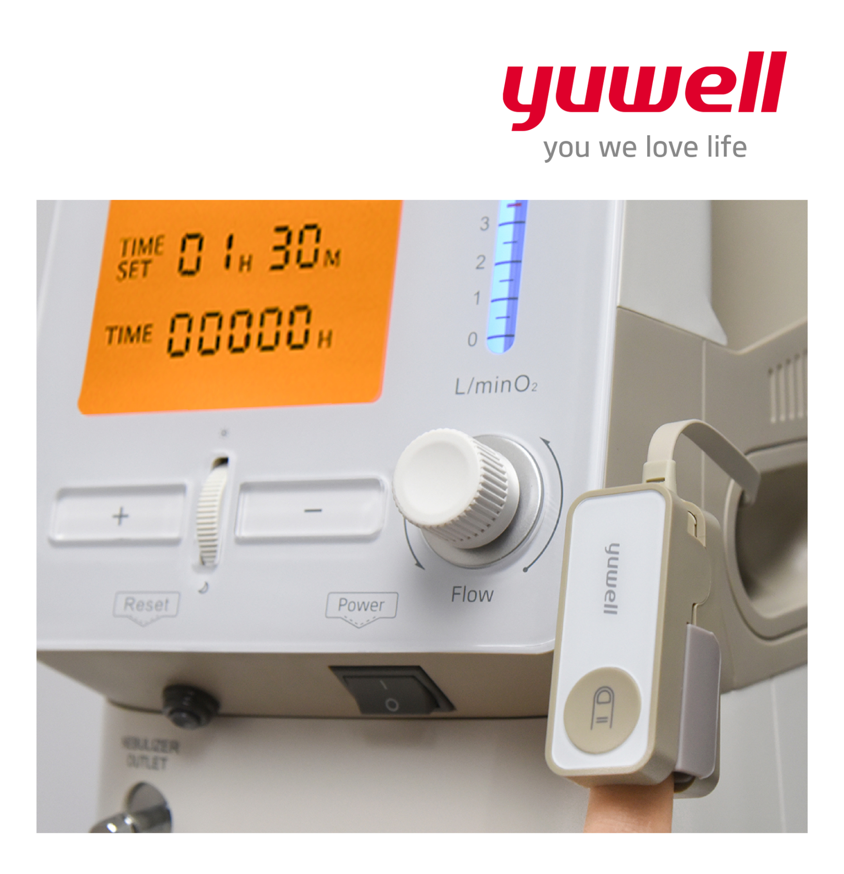 เครื่องผลิตออกซิเจน 3 ลิตร ยี่ห้อ Yuwell 9F-3AW รุ่นเสียงเบา มีฟังก์ชั่นพ่นยา (ระดับเสียง ≤ 46 dB) รับประกัน 3 ปี เครื่องผลิตออกซิเจน 3 ลิตร ยี่ห้อ Yuwell 9F-3AW รุ่นเสียงเบา มีฟังก์ชั่นพ่นยา (ระดับเสียง ≤ 46 dB) รับประกัน 3 ปี