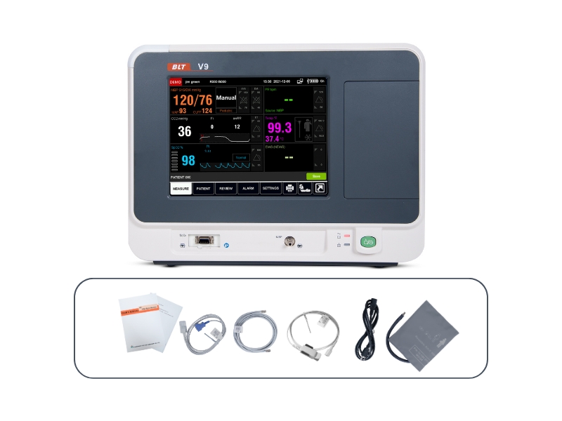 เครื่องติดตามสัญญาณชีพอัตโนมัติ ยี่ห้อ Biolight รุ่น V9 Advanced Vital Sign Monitor