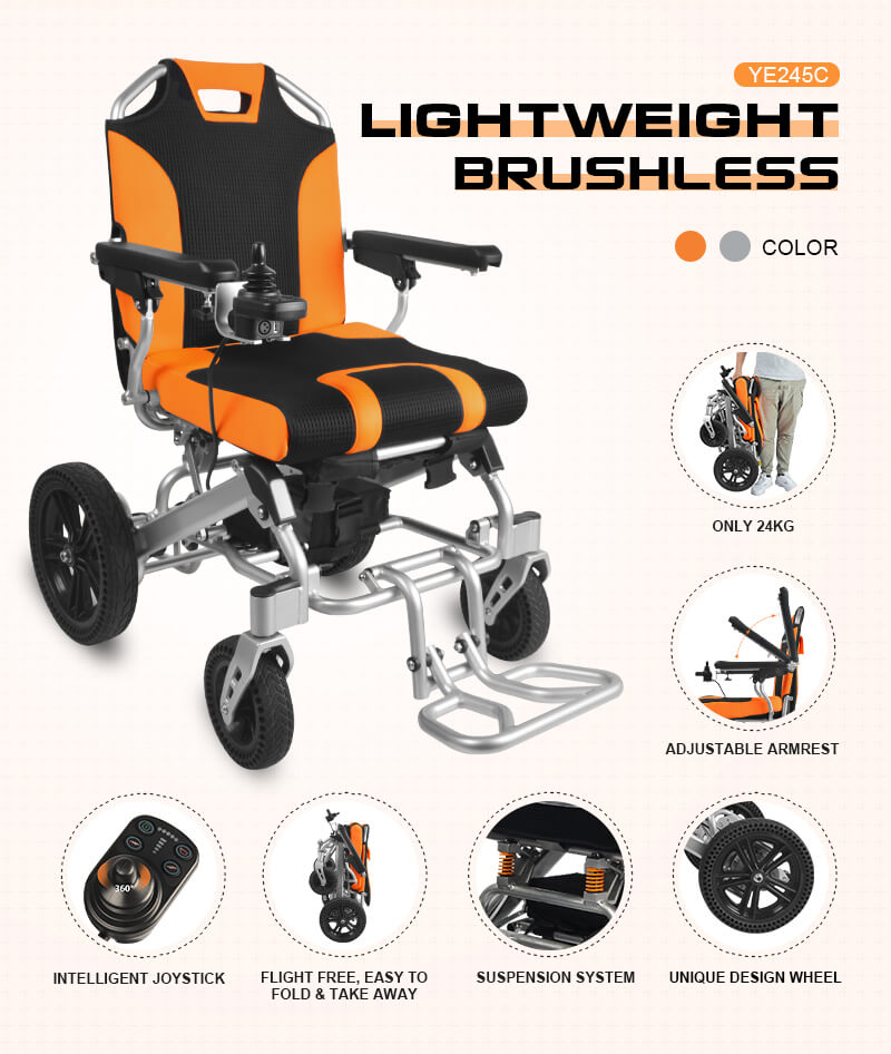 รถเข็นไฟฟ้า (Brushless Lightweight Electric Wheelchair)